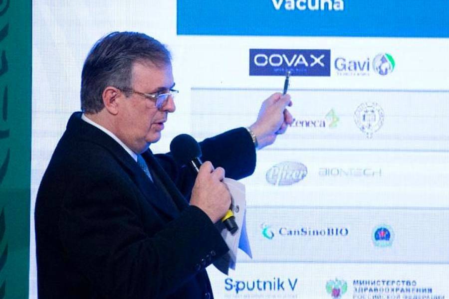 COVAX incumple con entrega de vacunas a México: Ebrard