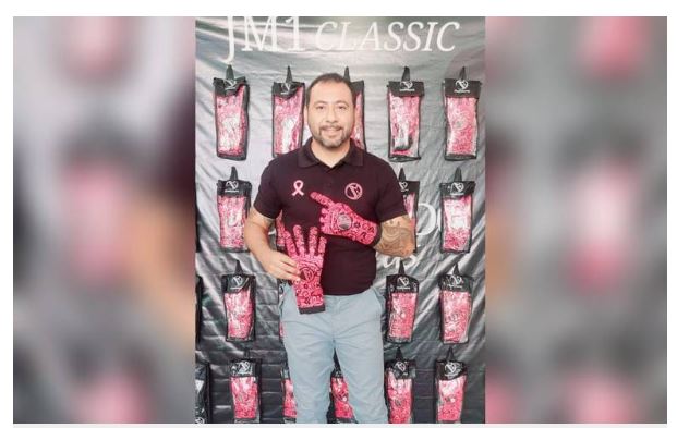 Venta de guantes rosas